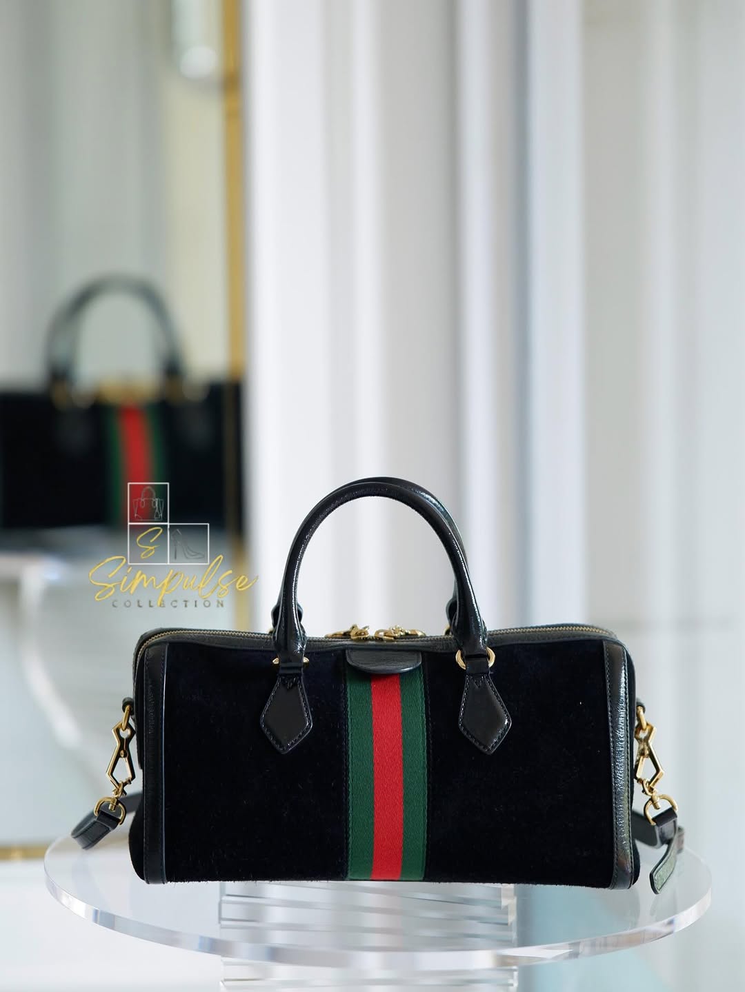 Gucci Ophidia Gg Medium Bowling Bag