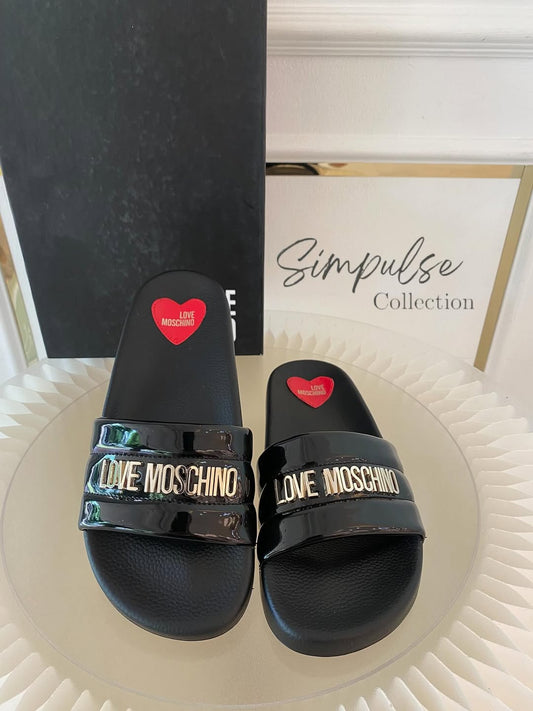Love MOSCHINO Slides
