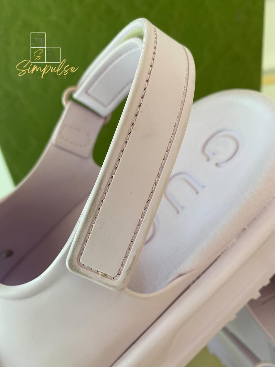 GUCCI Lilac Horsebit Platform Rubber