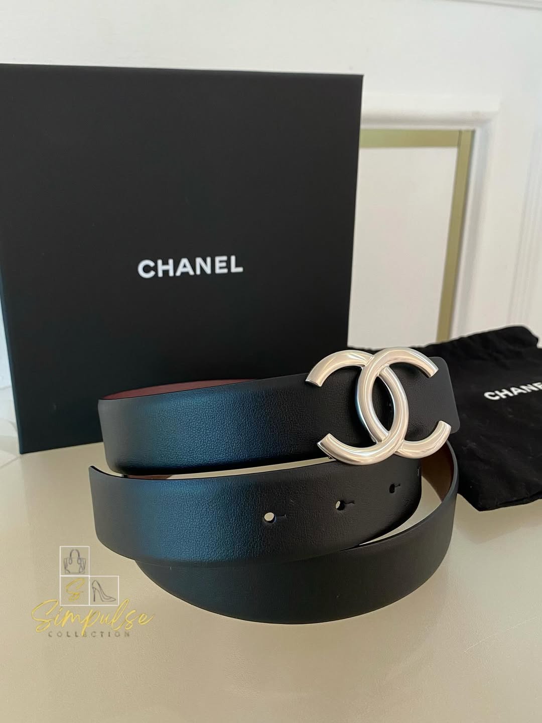 CHANEL CC Reversible Belt