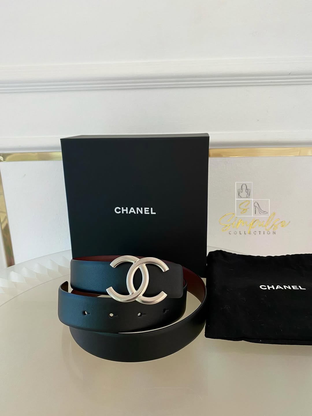 CHANEL CC Reversible Belt