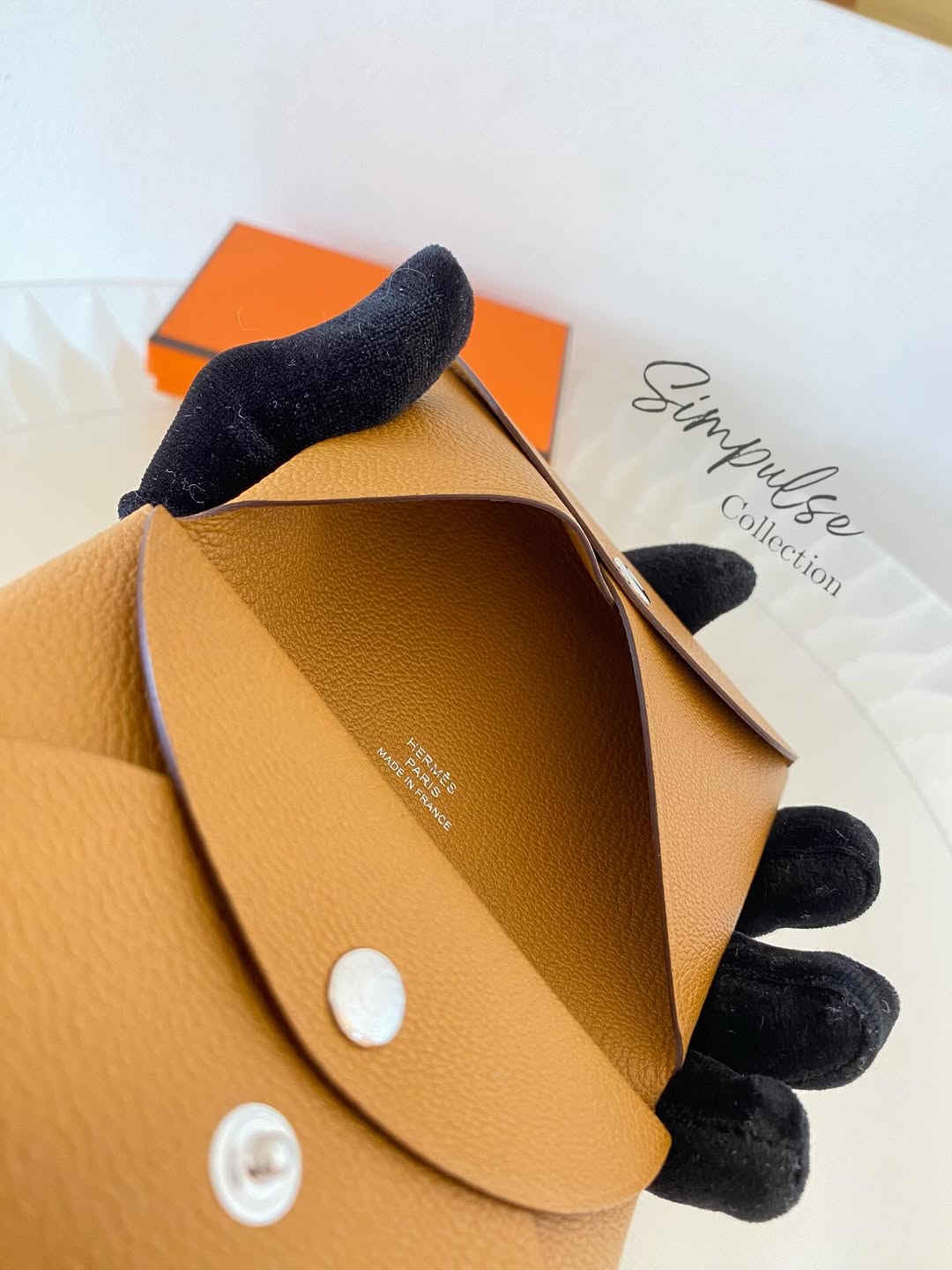 HERMES Calvi Duo Compact Cardholder