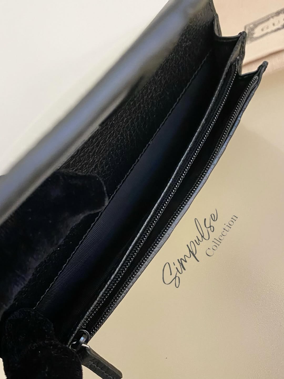 GUCCI Gg Black Long Wallet