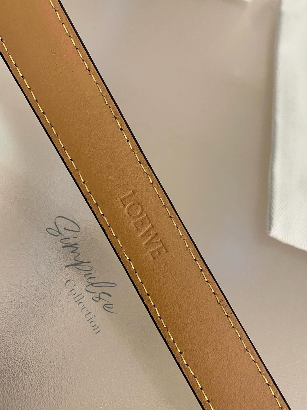 LOEWE Anagram Logo Buckle Belt SHW