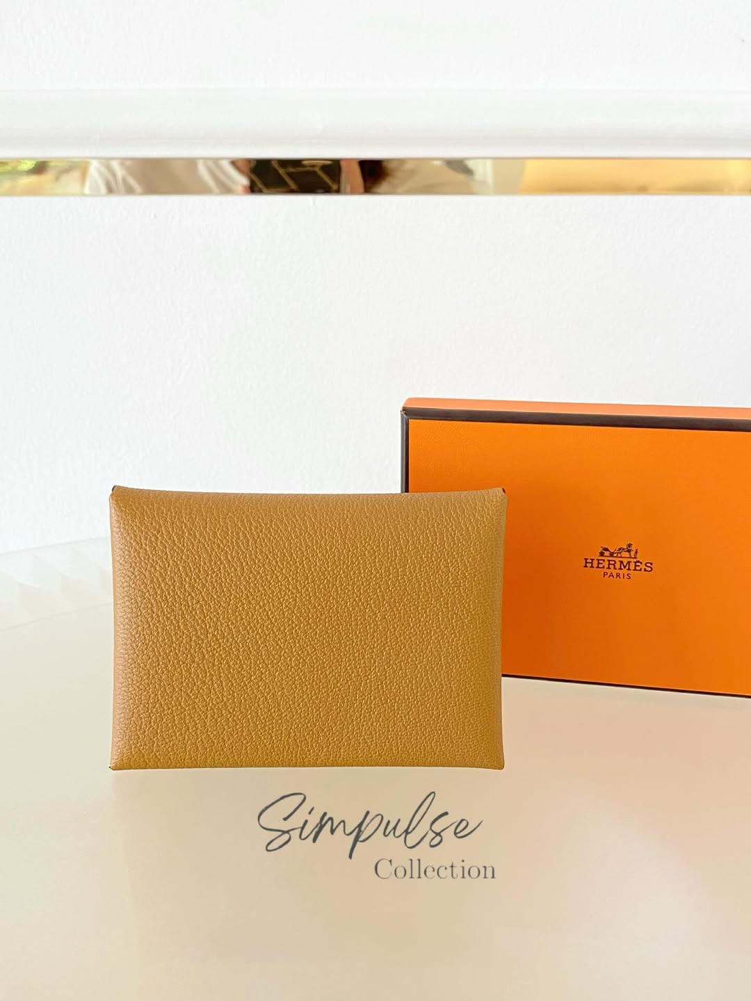 HERMES Calvi Duo Compact Cardholder