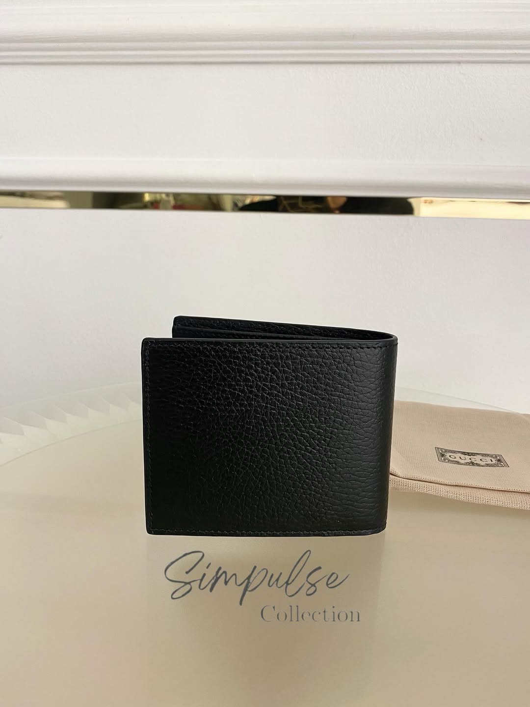 Gg Bifold Black Men's Wallet
