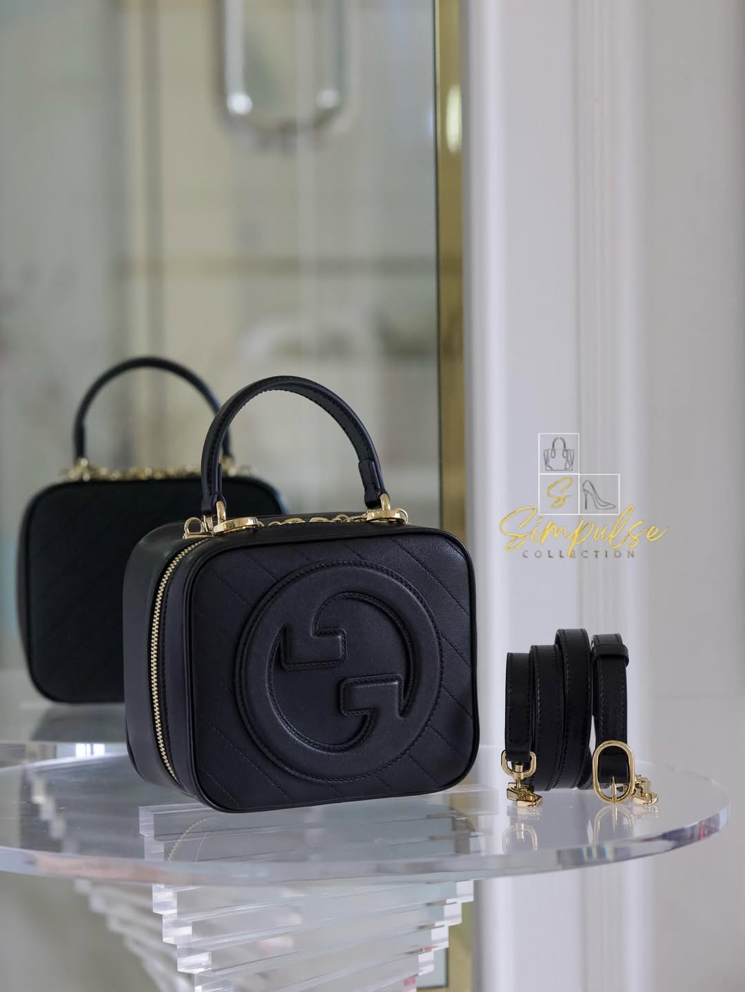 GUCCI Blondie 2-Way Top Handle Bag