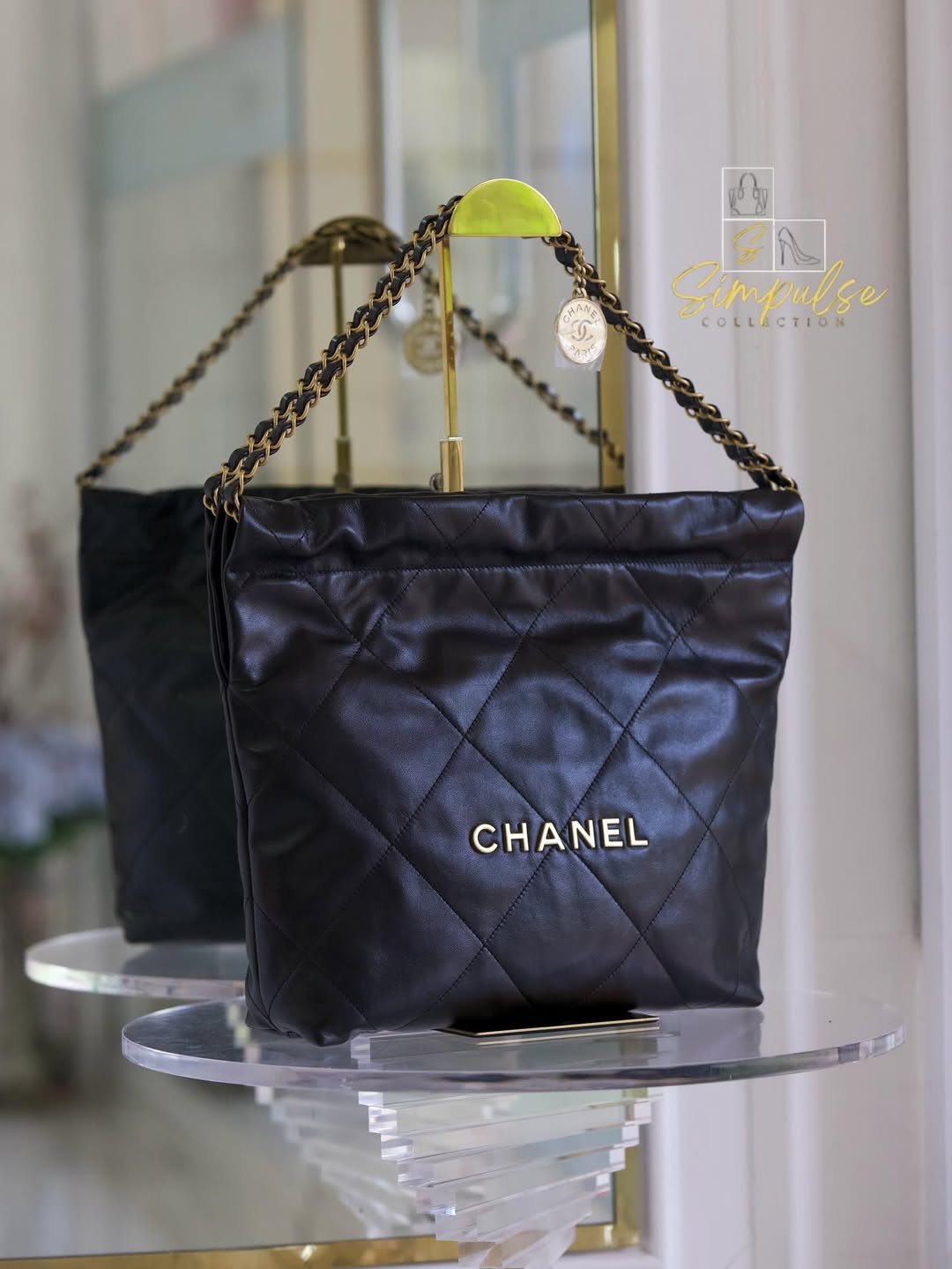 CHANEL C22 Small GHW