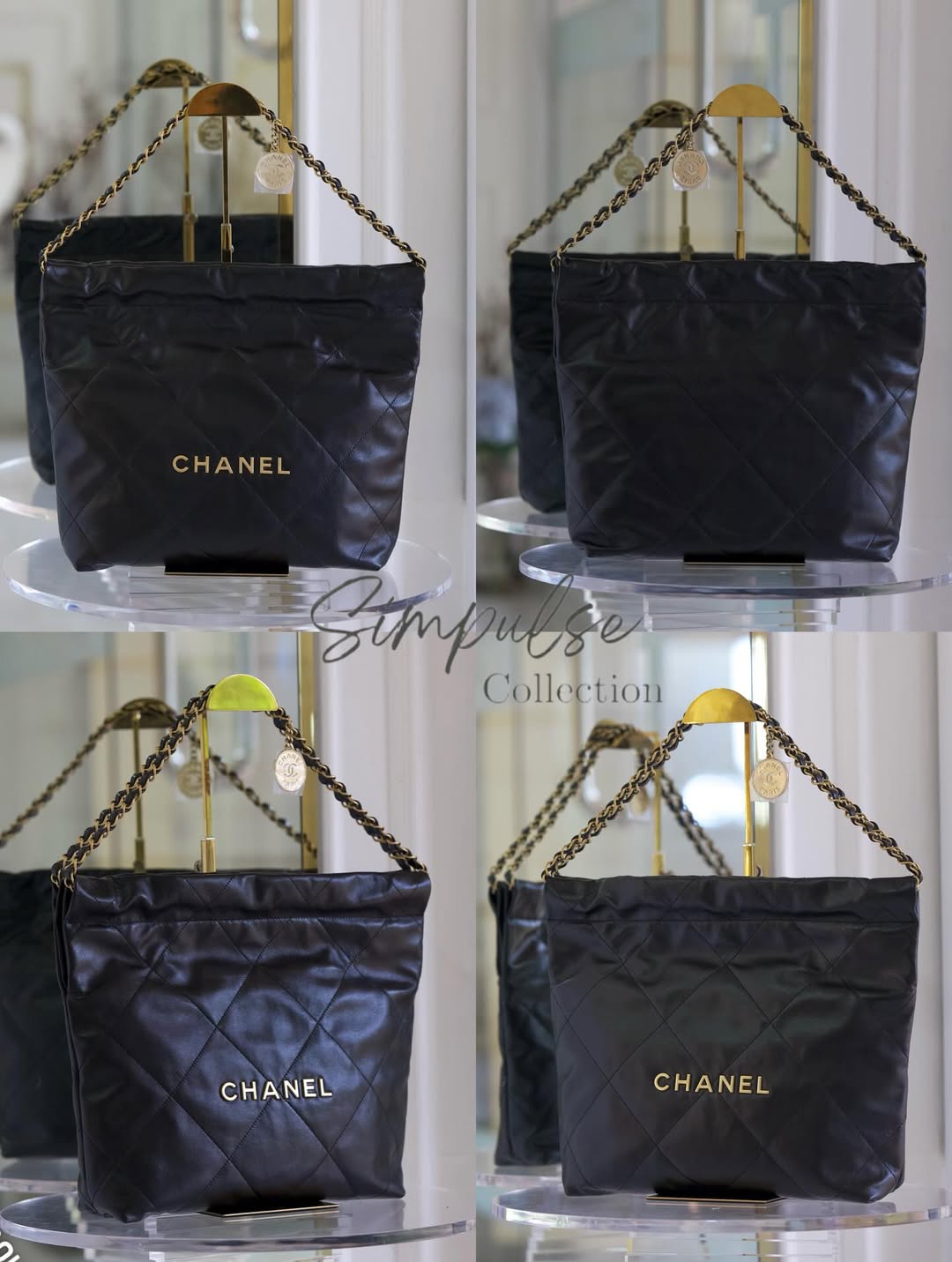 CHANEL C22 Small GHW