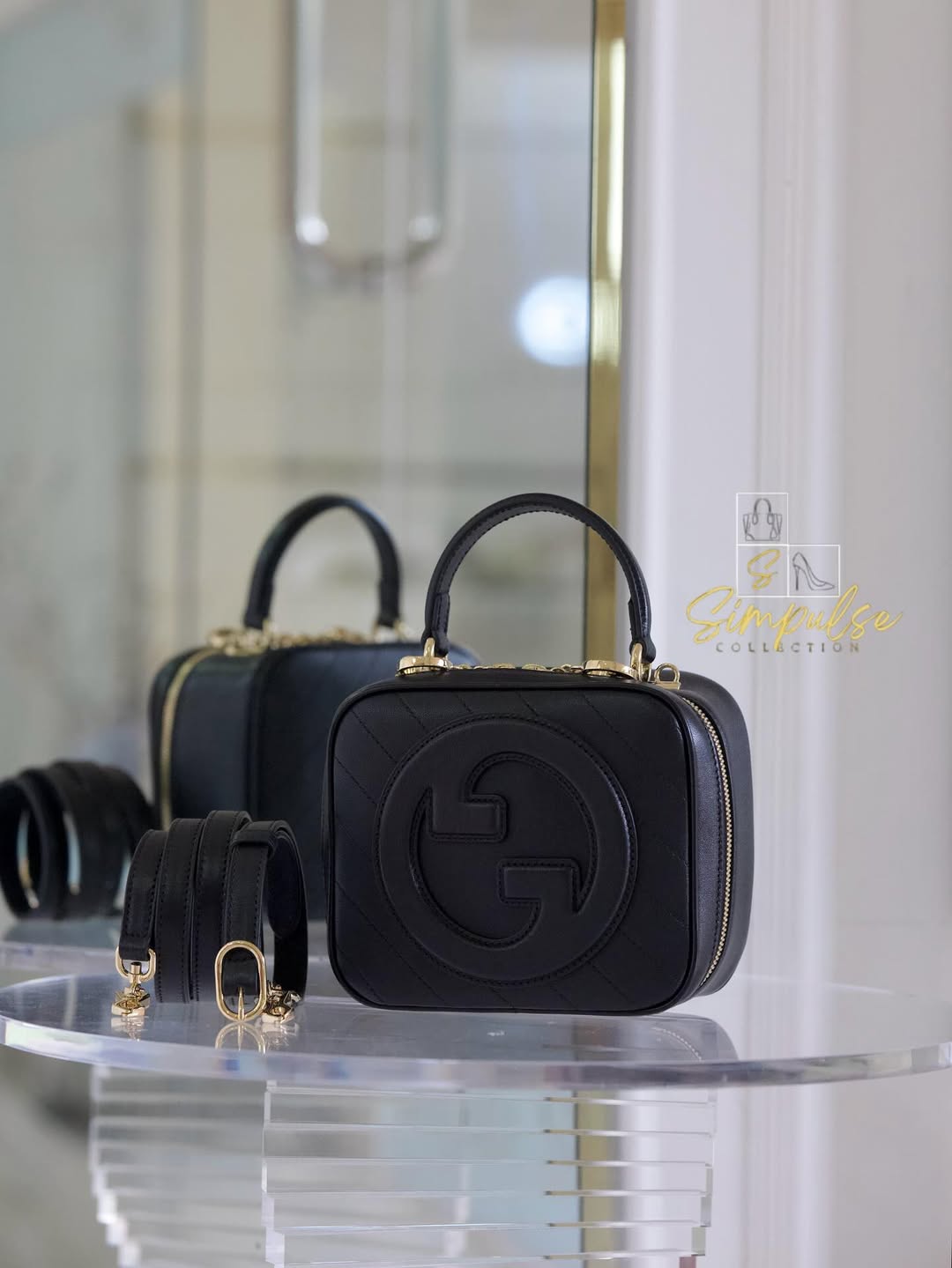 GUCCI Blondie 2-Way Top Handle Bag