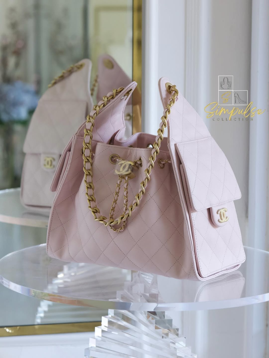 CHANEL C25 Small Light Pink