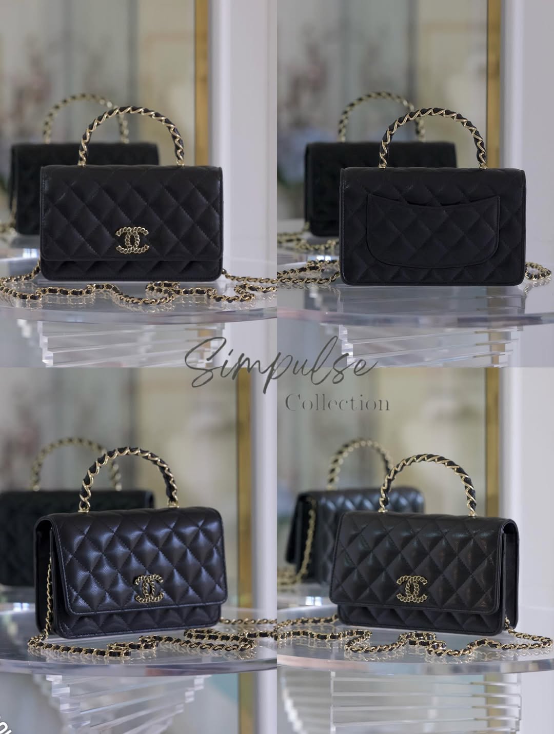 CHANEL WOC Top Handle Caviar GHW