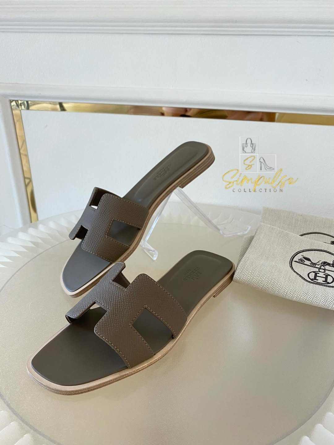 HERMES Oran Etoupe