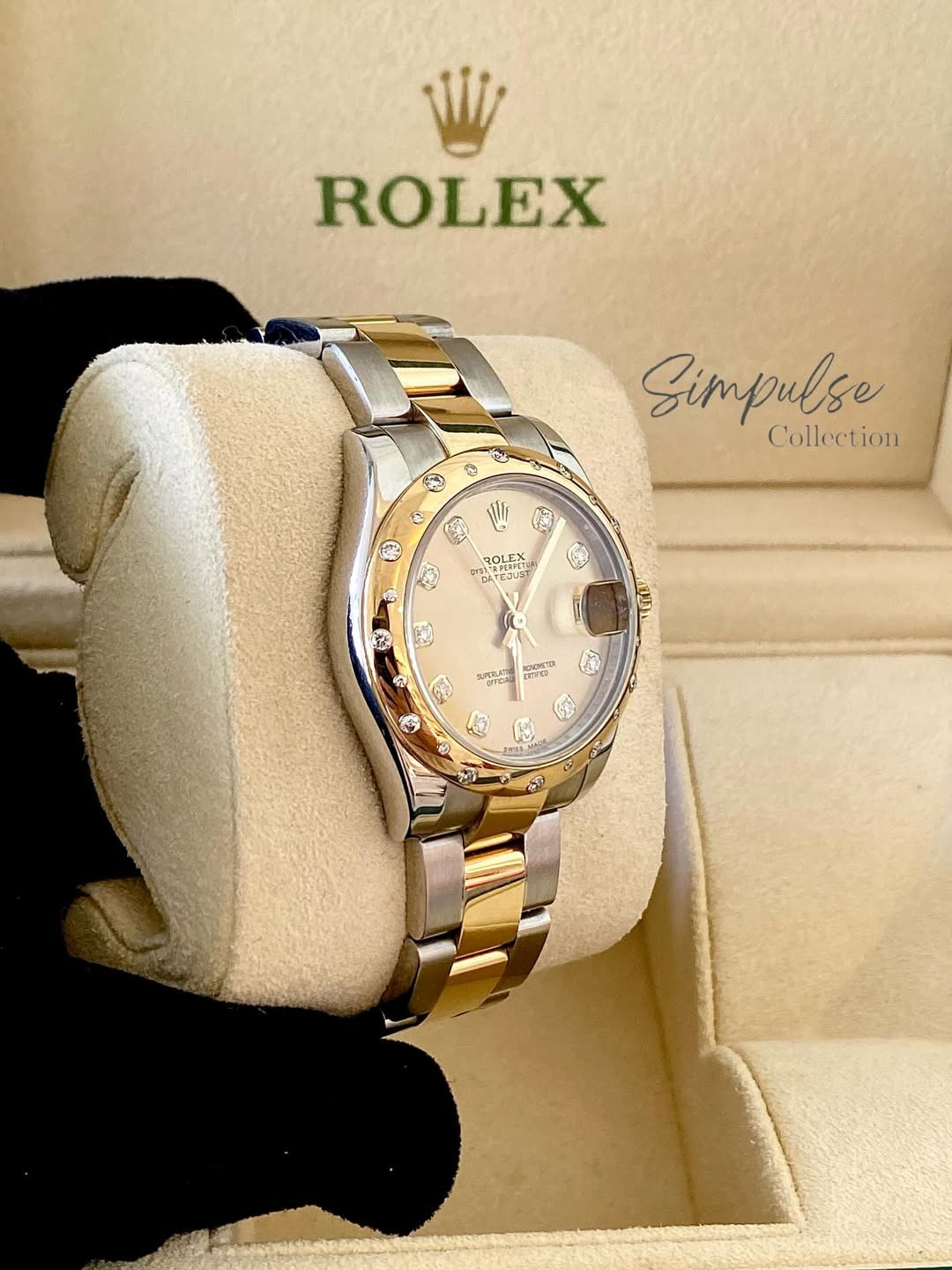 ROLEX Datejust 31mm Two Tone YG