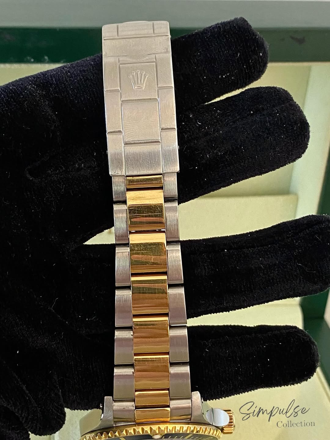 ROLEX Submariner Date "Bluesy" Royal Blue Dial w/ Oyster Steel Two Tone YG