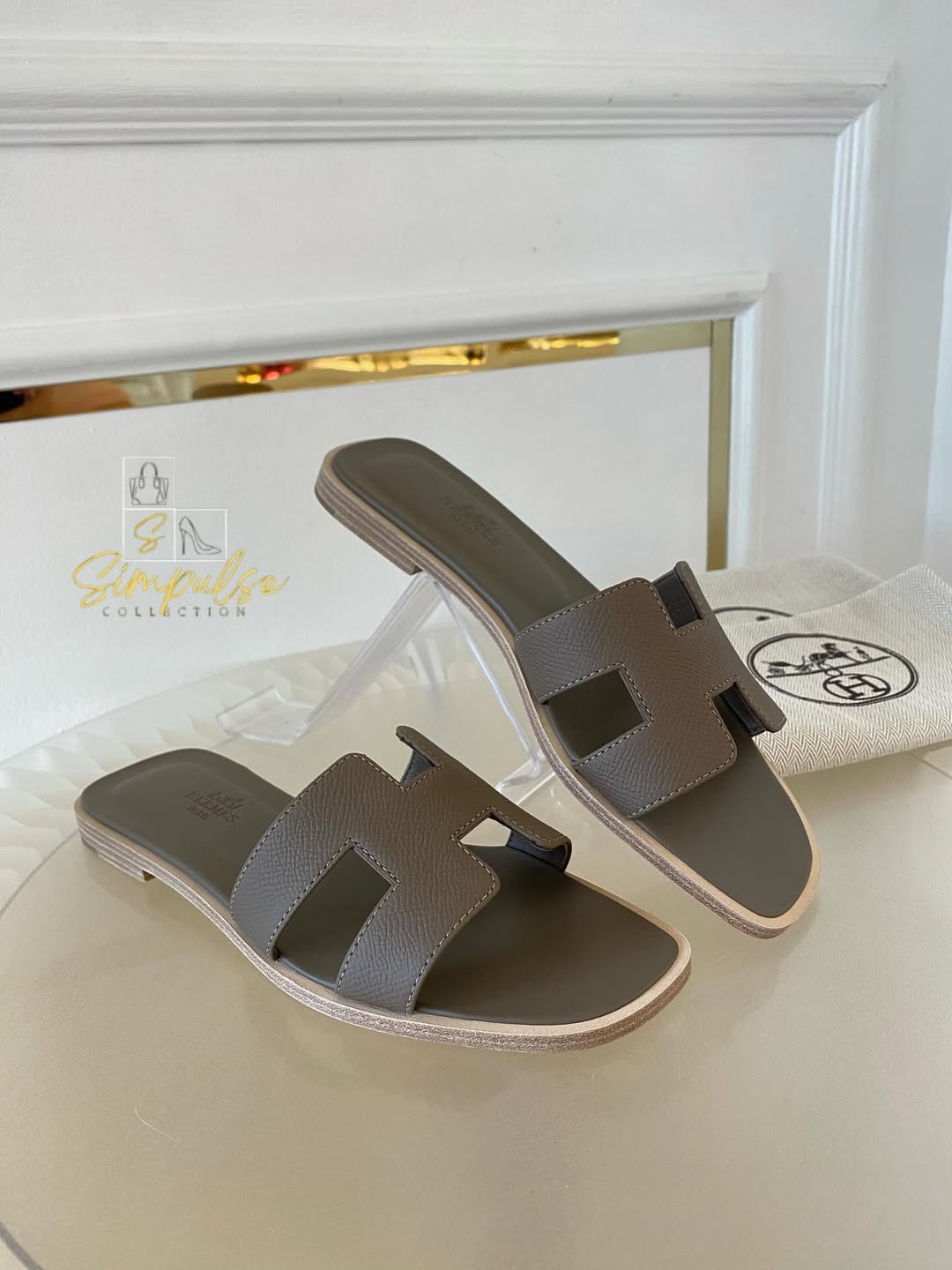 HERMES Oran Etoupe