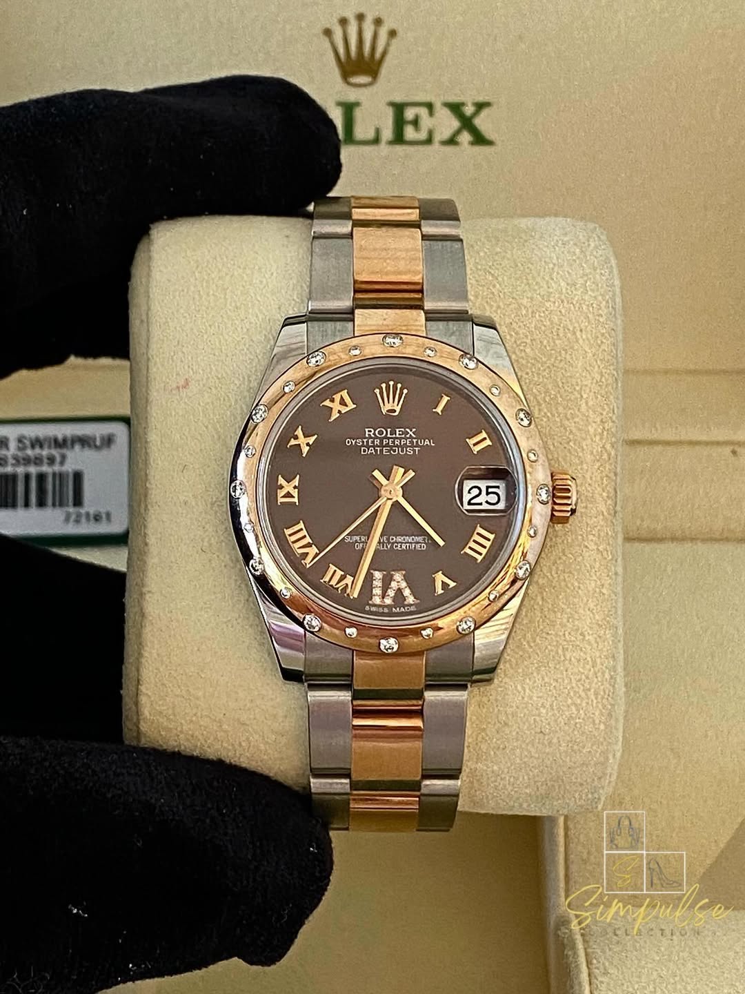 ROLEX Datejust 31mm Two Tone RG