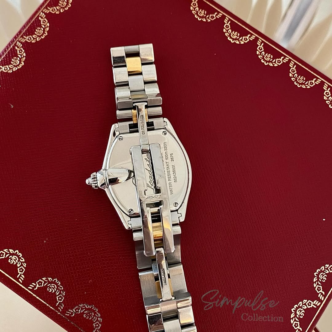 CARTIER Roadster Small Two Tone YG Stainless Steel in Quartz