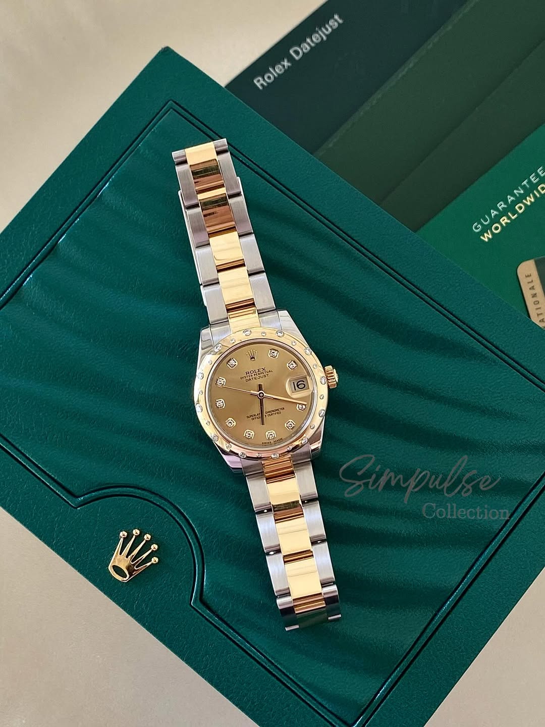 ROLEX Datejust 31mm Two Tone YG