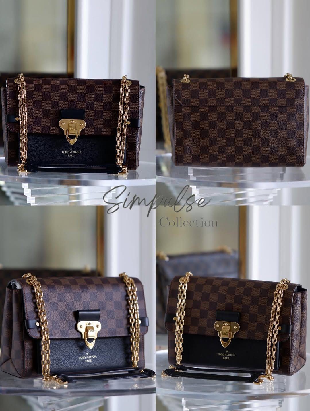 LOUIS VUITTON Vavin Damier Ebene Pm Bag