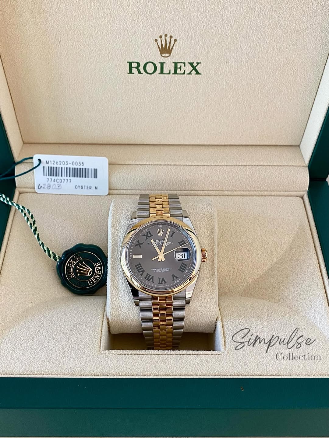 ROLEX Wimbledon 36mm Jubilee