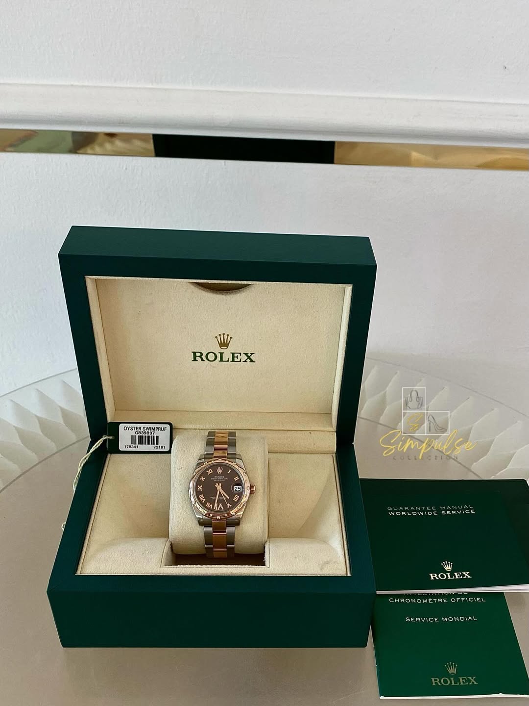 ROLEX Datejust 31mm Two Tone RG