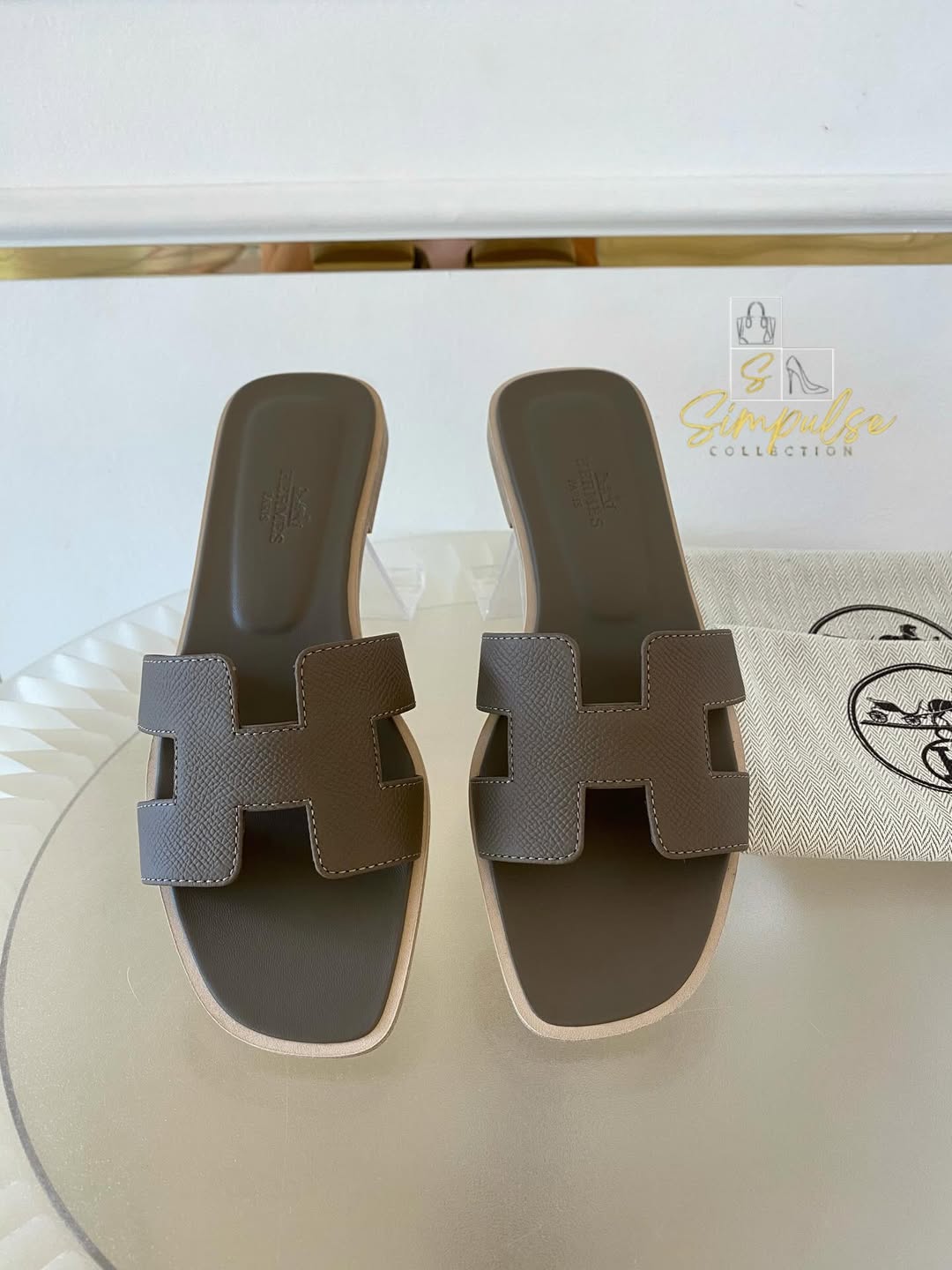 HERMES Oran Etoupe