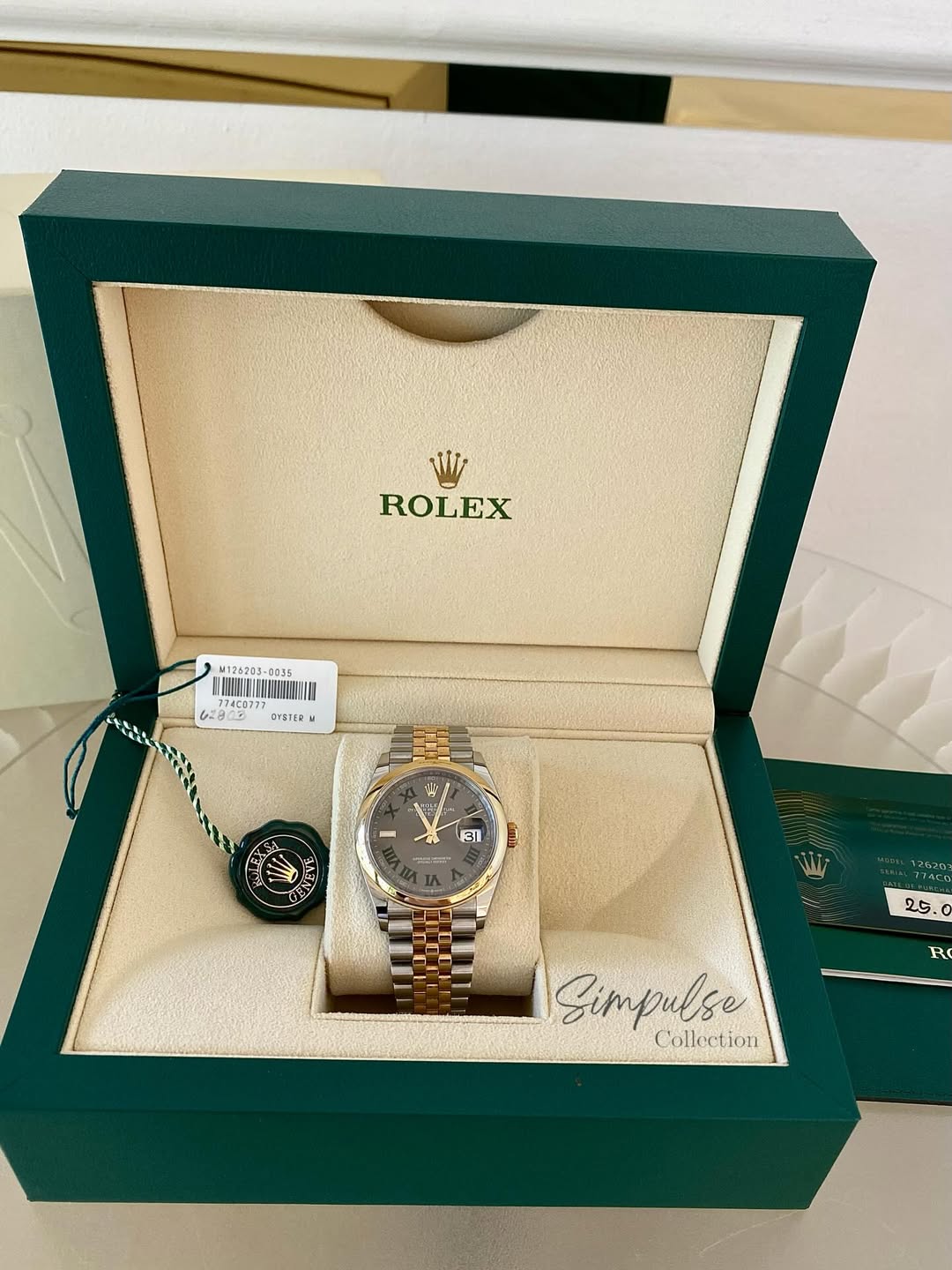 ROLEX Wimbledon 36mm Jubilee