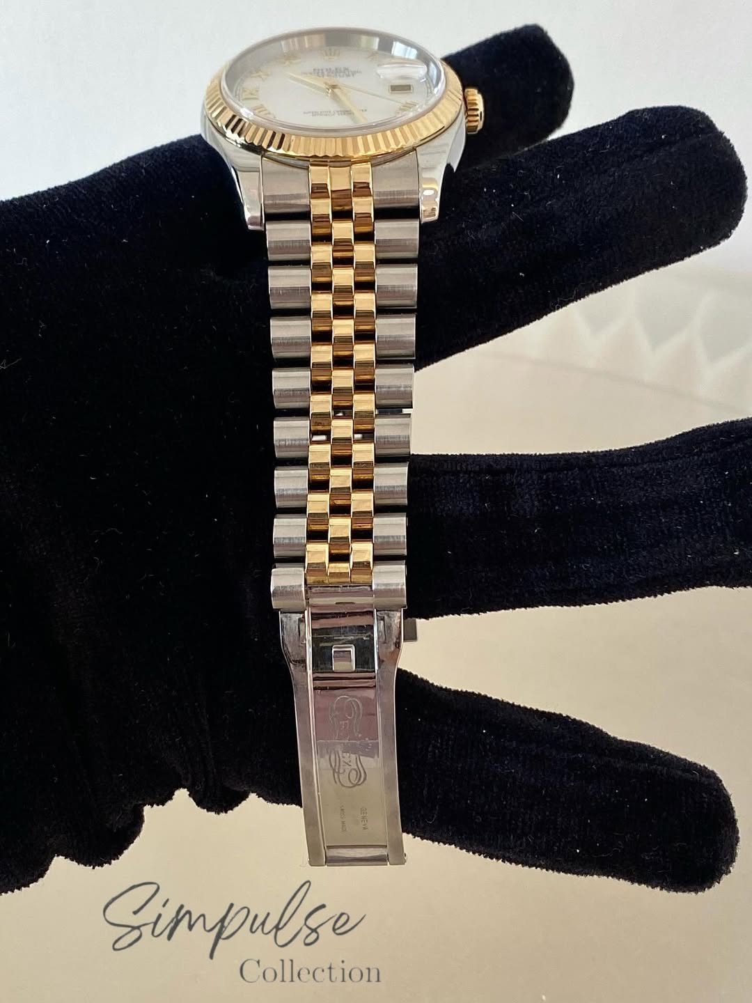 ROLEX Datejust 36mm Two Tone YG MOP Dial