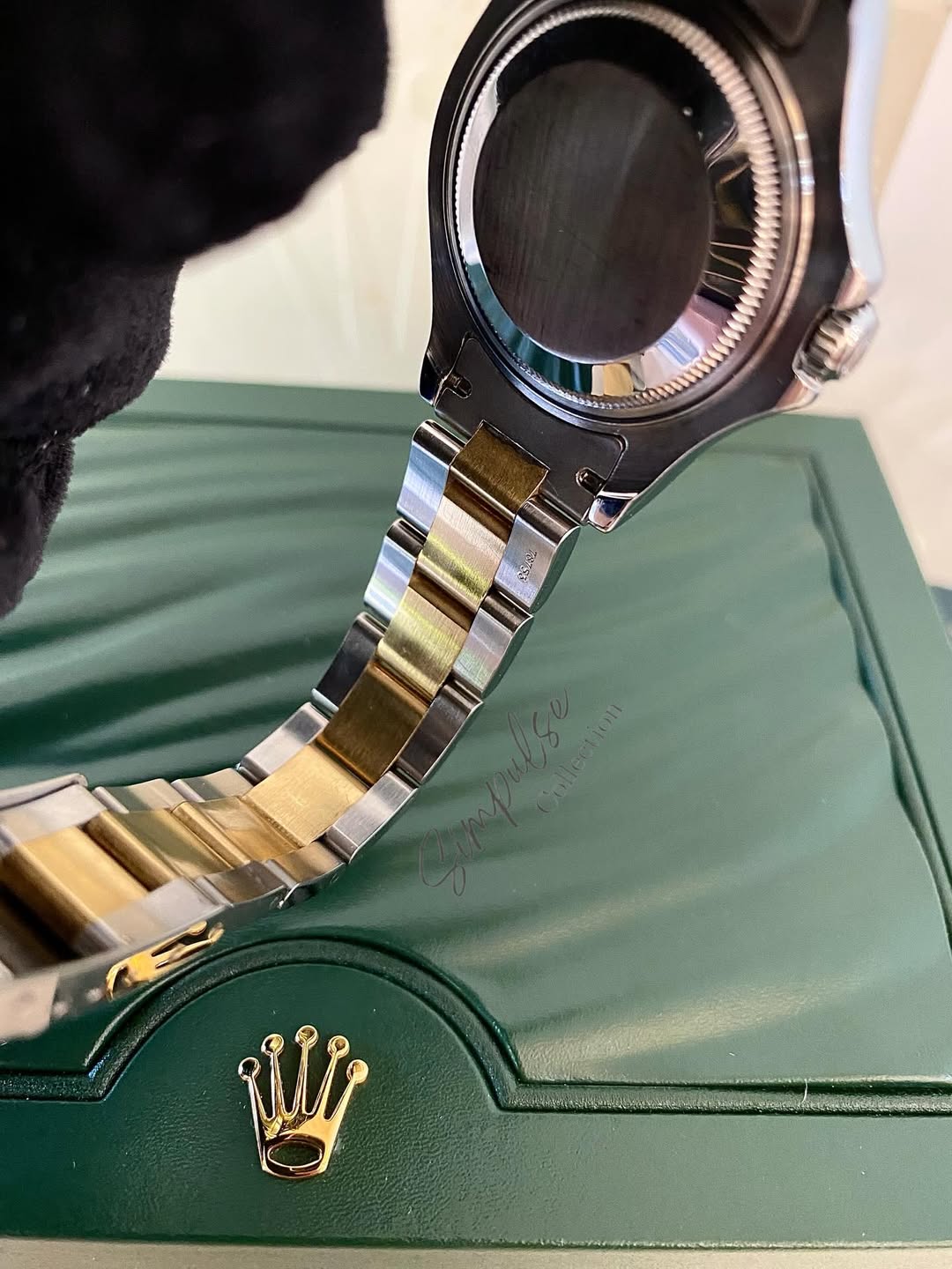 ROLEX Yachtmaster 35mm Two Tone YG w/ Blue Dial