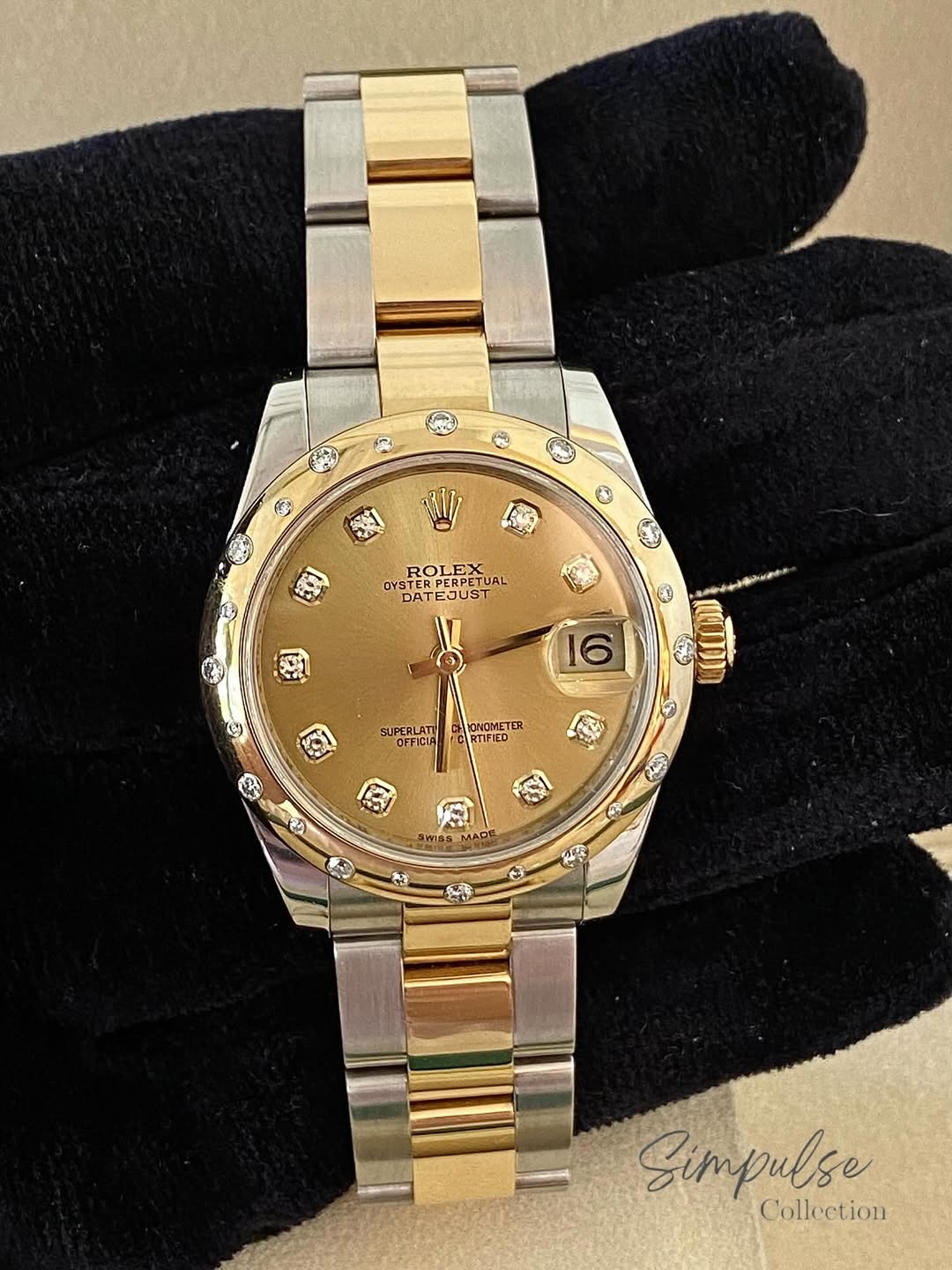 ROLEX Datejust 31mm Two Tone YG