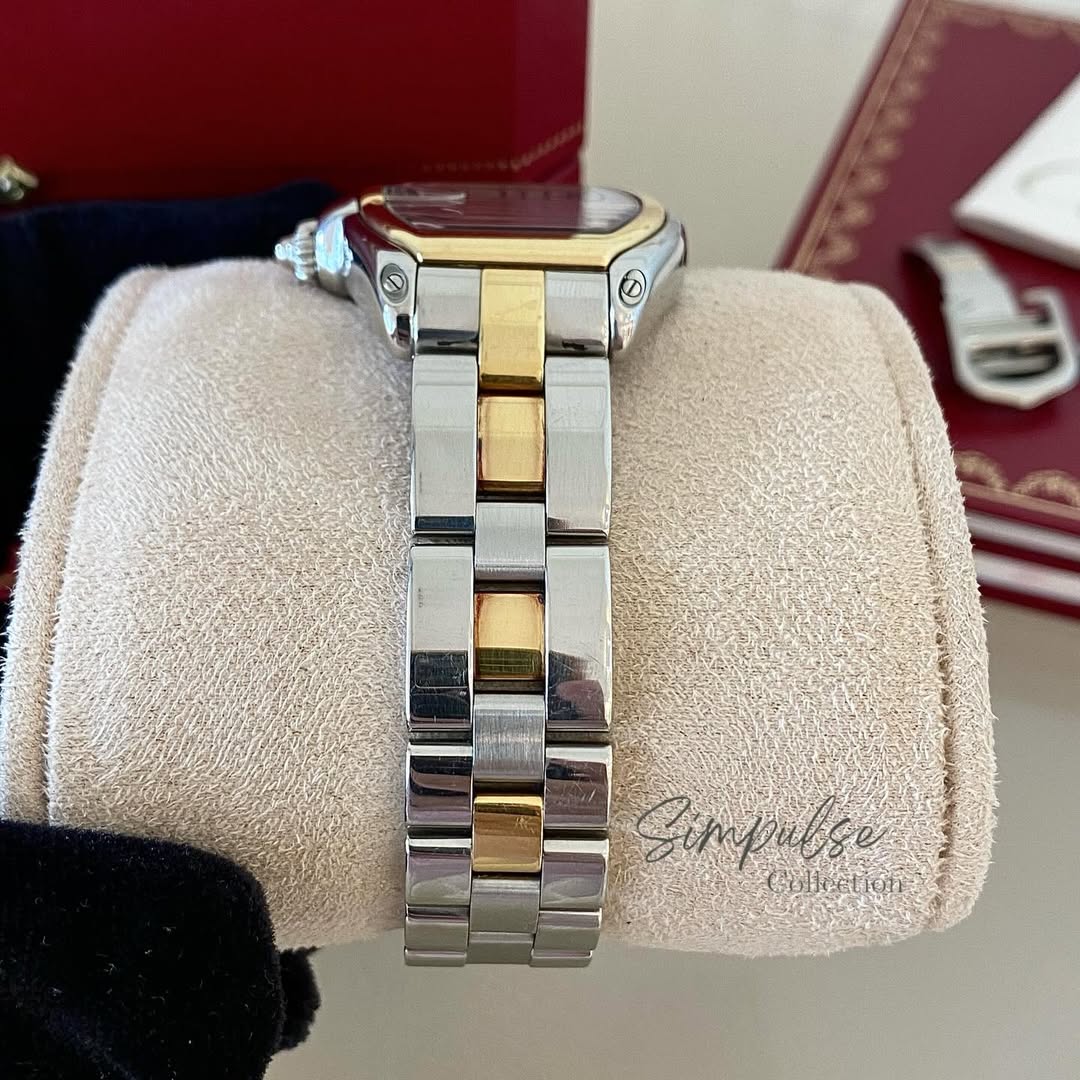CARTIER Roadster Small Two Tone YG Stainless Steel in Quartz