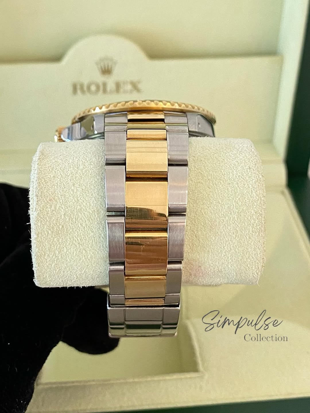 ROLEX Submariner Date "Bluesy" Royal Blue Dial w/ Oyster Steel Two Tone YG