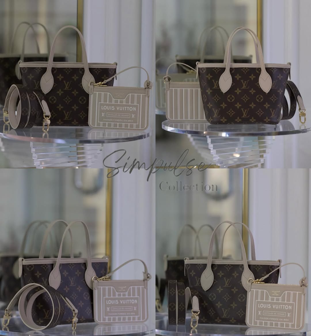 LOUIS VUITTON Reversible Neverfull Mini in Monogram Print