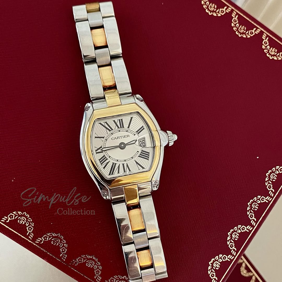 CARTIER Roadster Small Two Tone YG Stainless Steel in Quartz