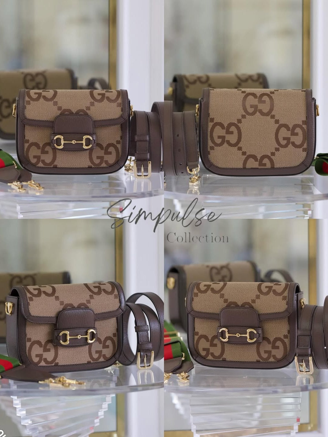 GUCCI Horsebit Small Jumbo Logo