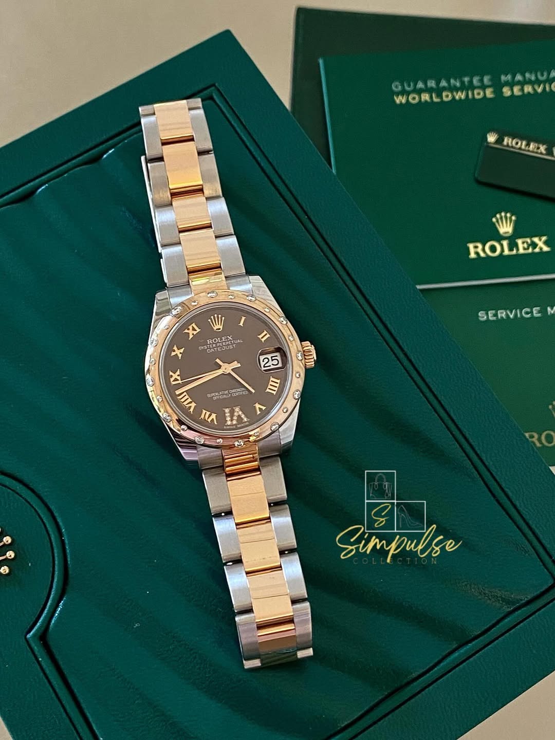 ROLEX Datejust 31mm Two Tone RG