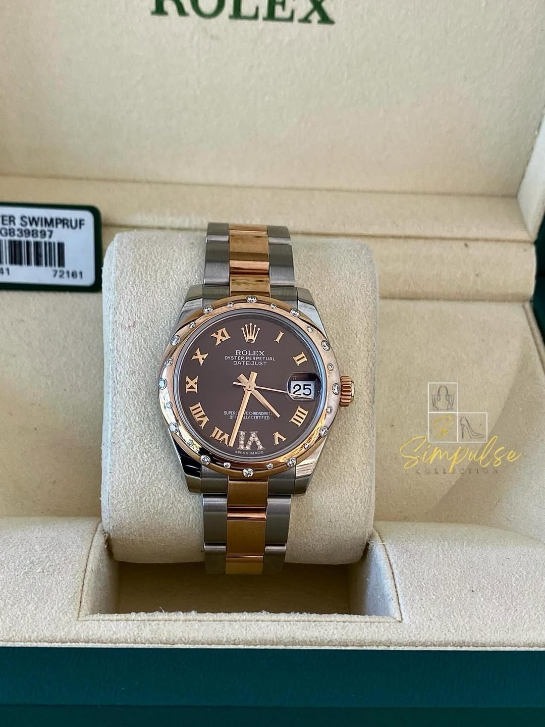 ROLEX Datejust 31mm Two Tone RG