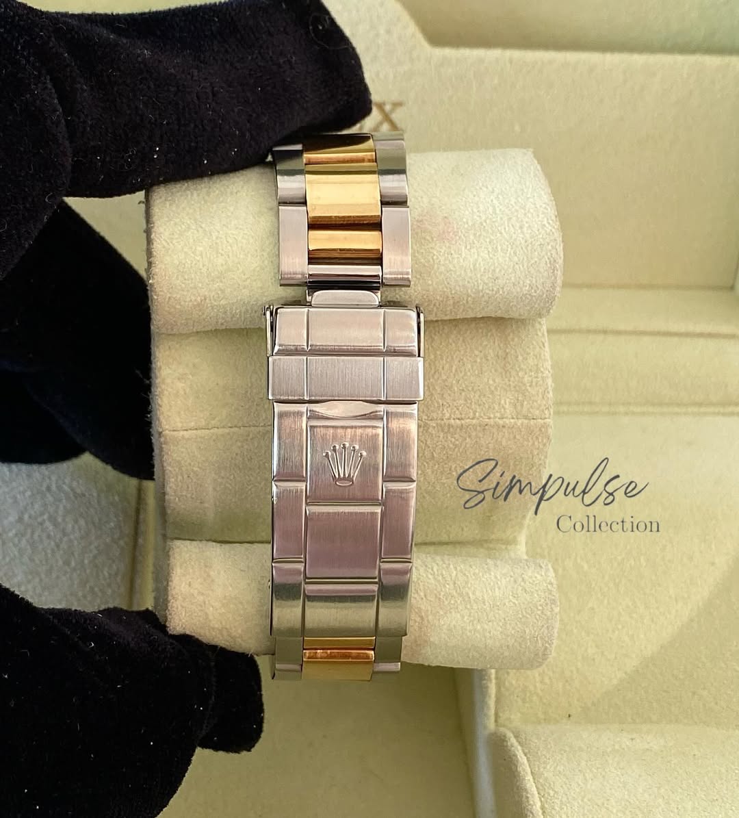 ROLEX Submariner Date "Bluesy" Royal Blue Dial w/ Oyster Steel Two Tone YG