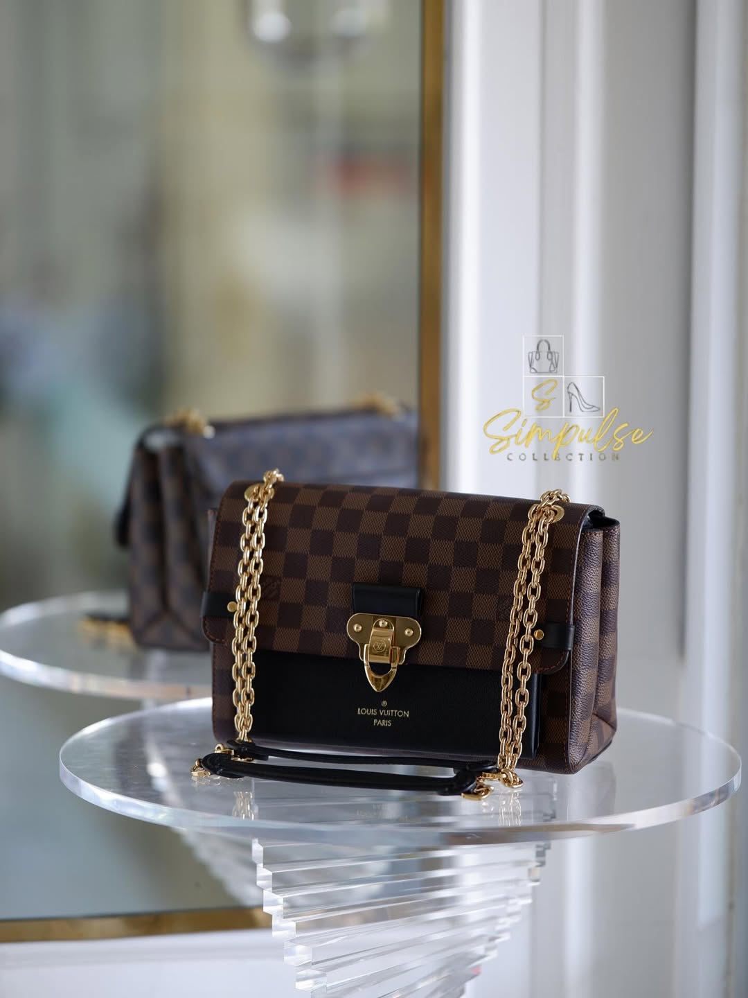LOUIS VUITTON Vavin Damier Ebene Pm Bag