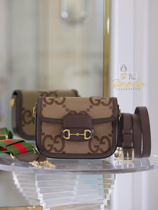 GUCCI Horsebit Small Jumbo Logo