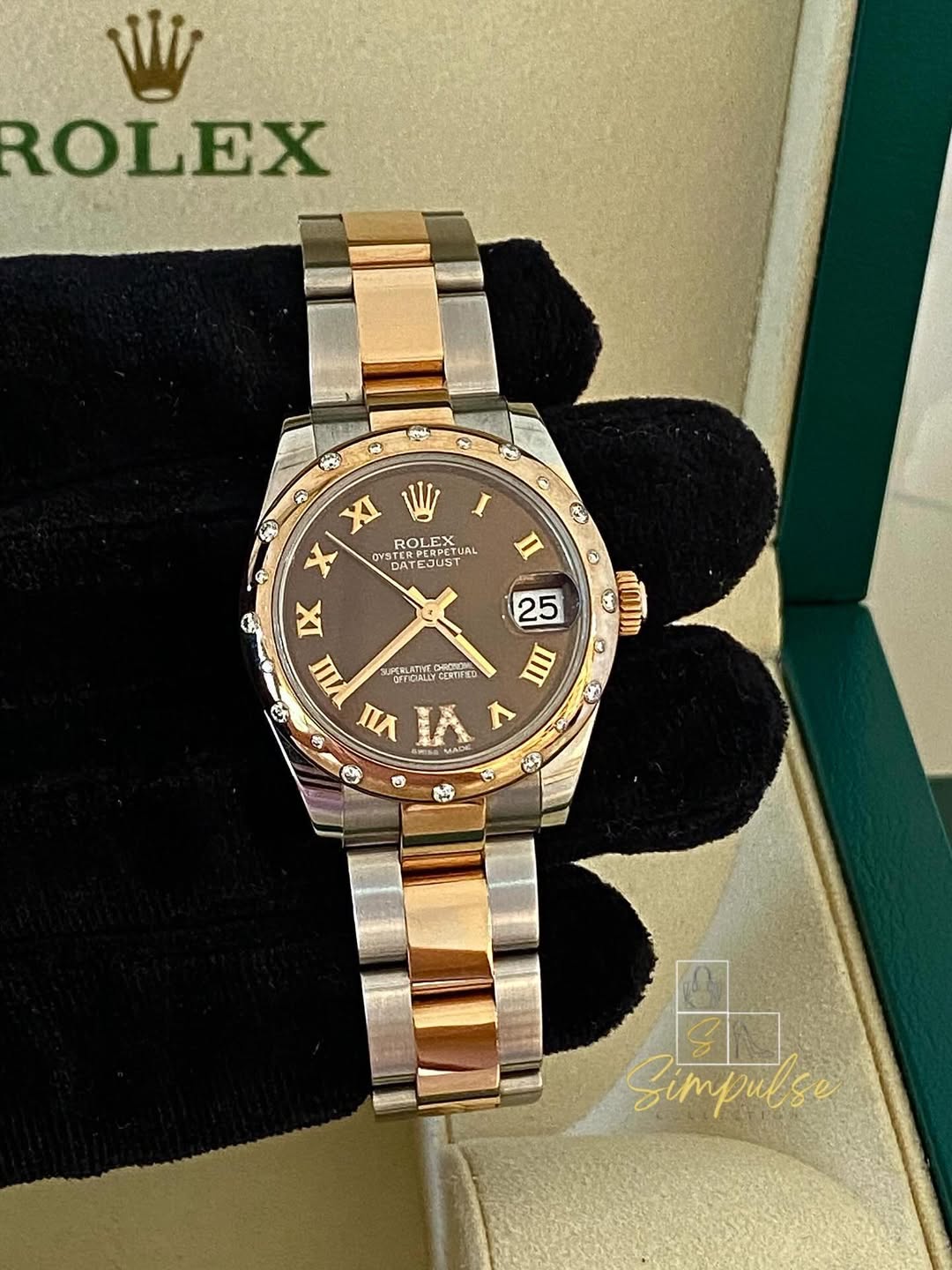 ROLEX Datejust 31mm Two Tone RG