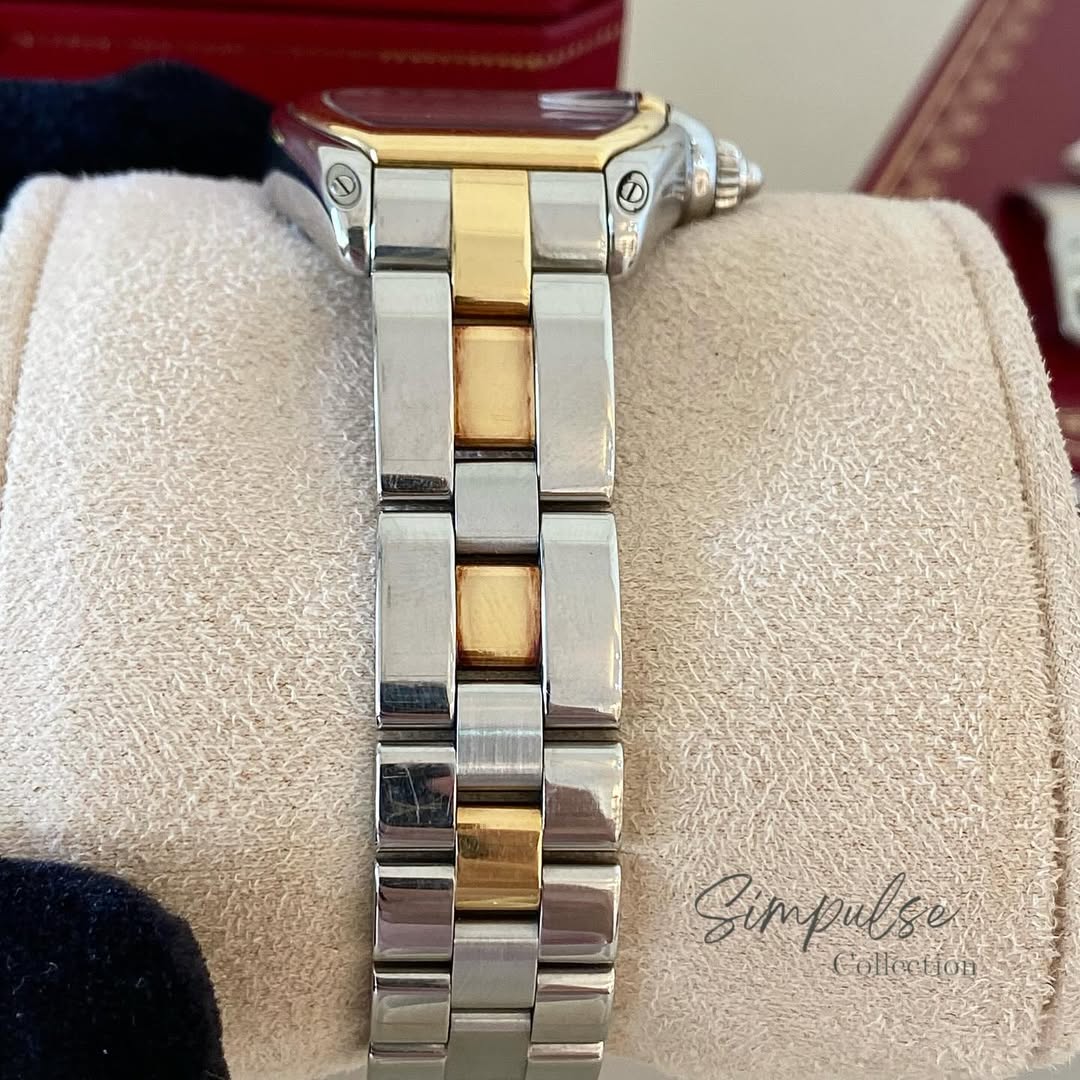 CARTIER Roadster Small Two Tone YG Stainless Steel in Quartz