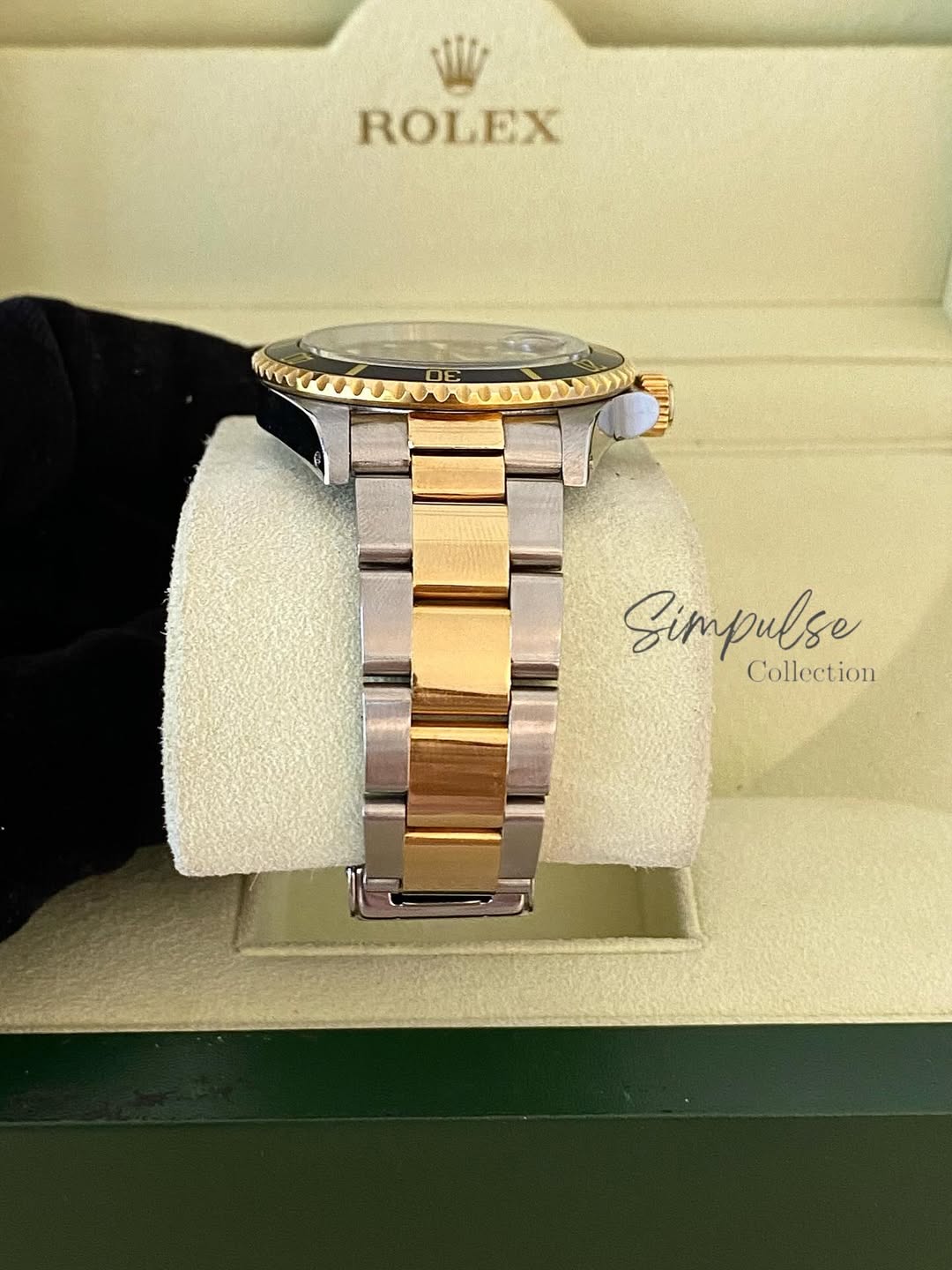 ROLEX Submariner Date "Bluesy" Royal Blue Dial w/ Oyster Steel Two Tone YG