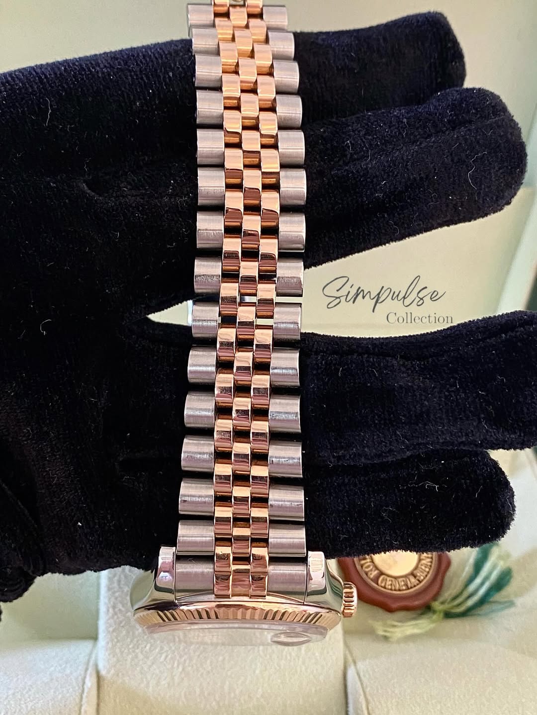 ROLEX Datejust 36mm Two Tone RG Anniversary Dial w/ DiA
