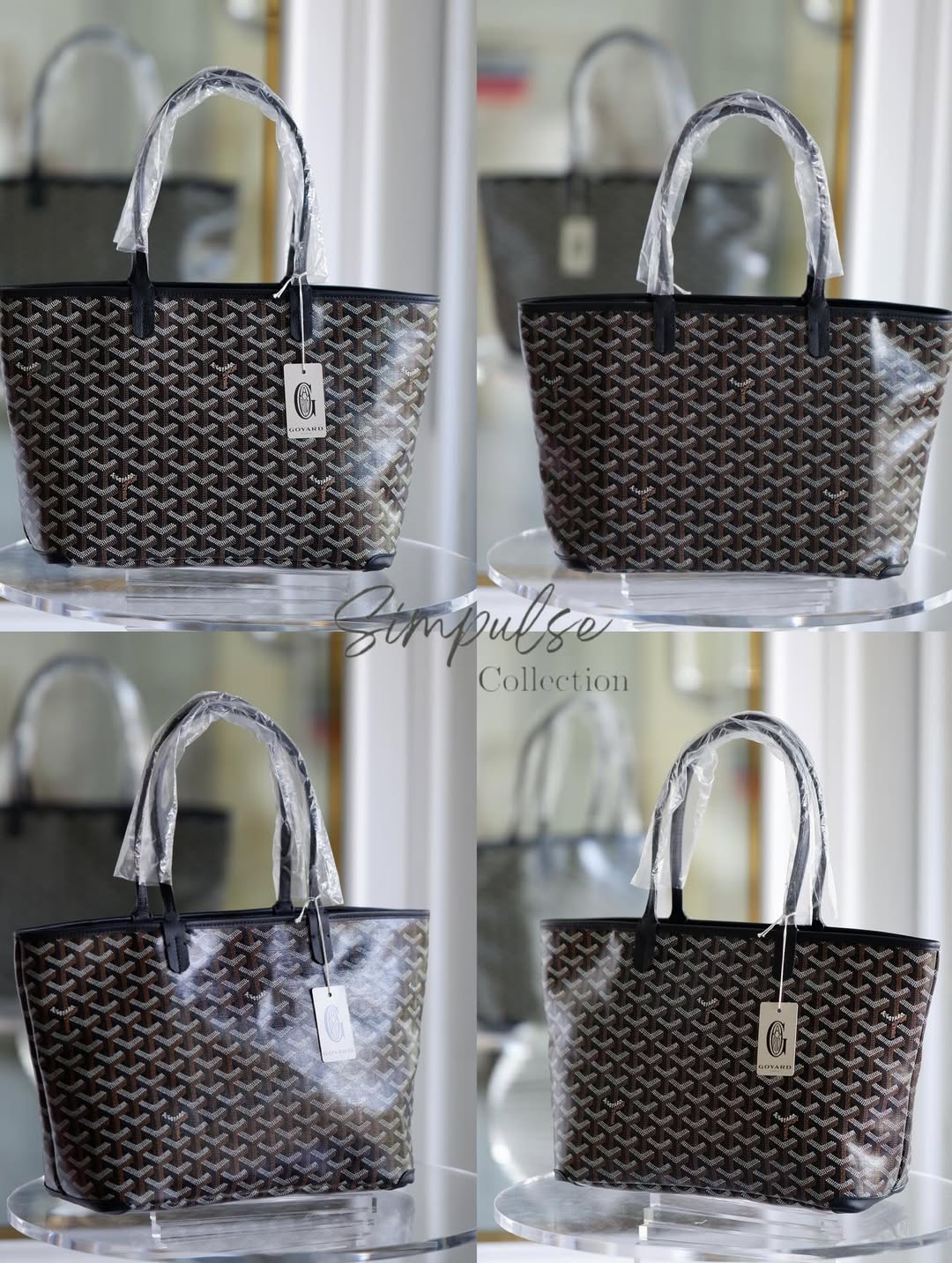GOYARD Artois Black in Pm Size