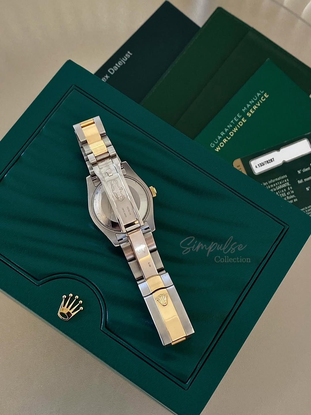 ROLEX Datejust 31mm Two Tone YG