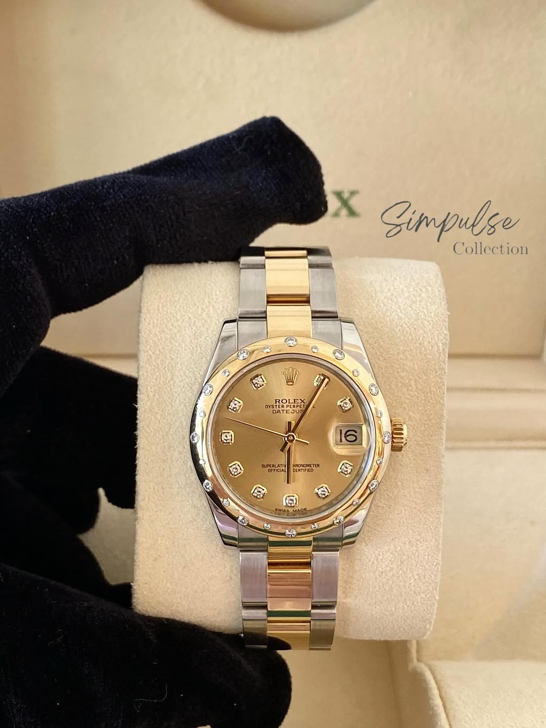 ROLEX Datejust 31mm Two Tone YG