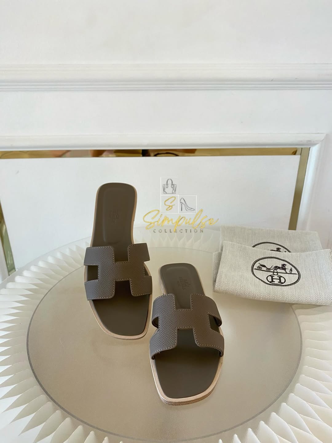 HERMES Oran Etoupe