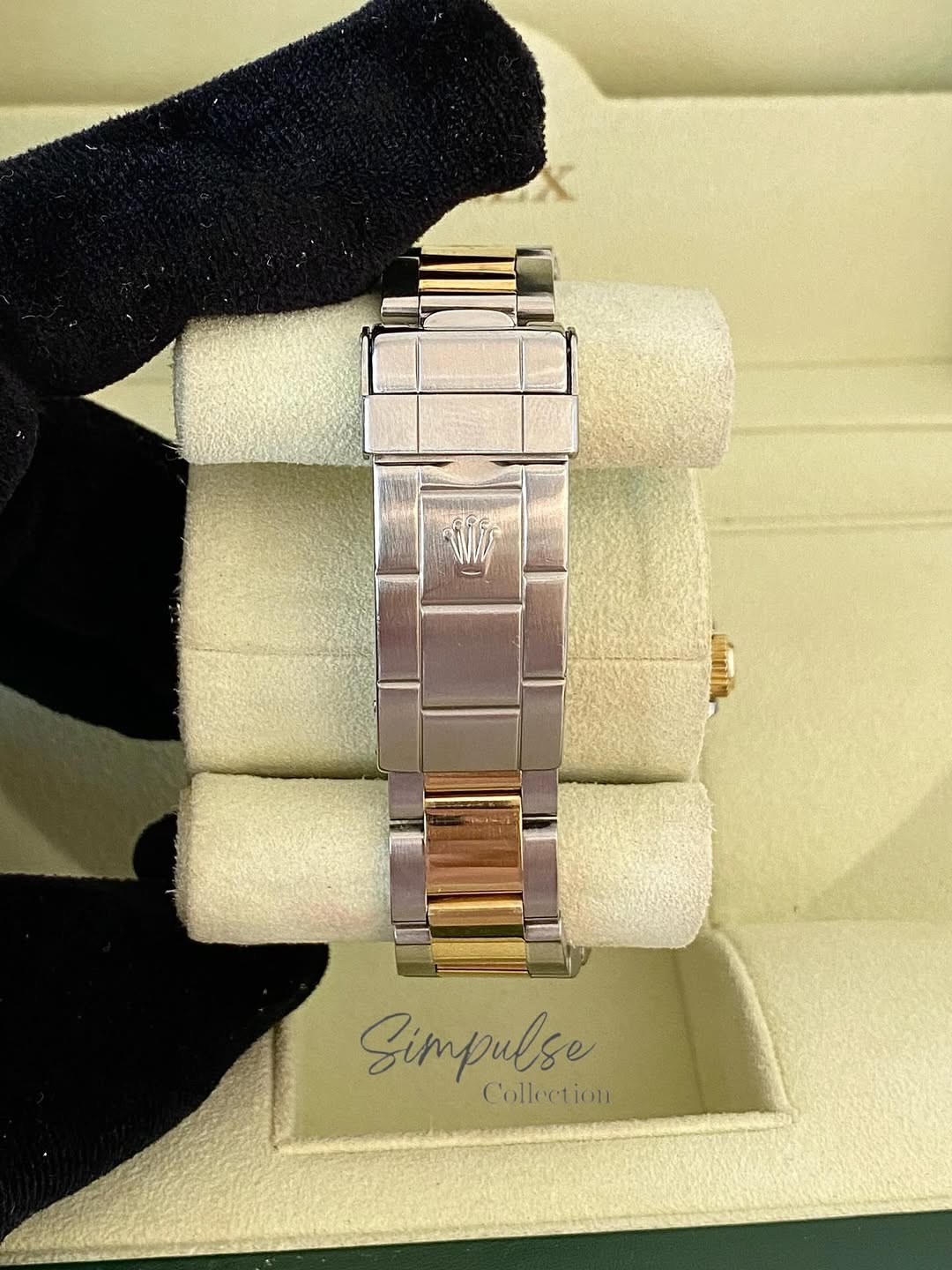 ROLEX Submariner Date "Bluesy" Royal Blue Dial w/ Oyster Steel Two Tone YG